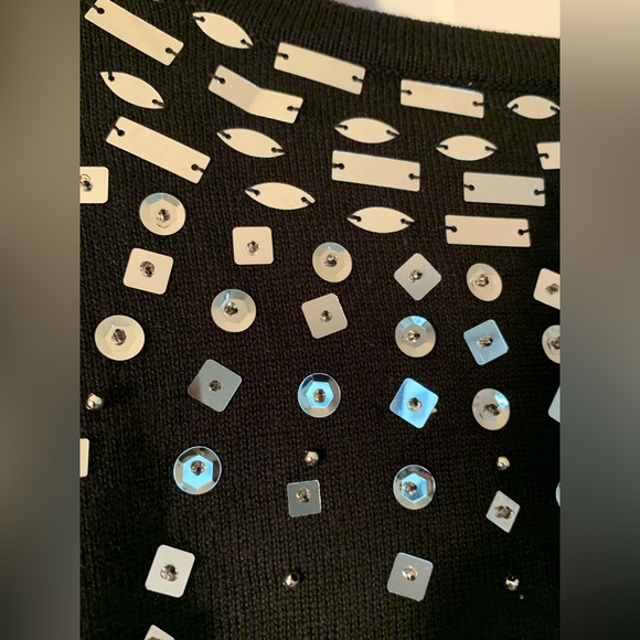 Quacker Factory Cardigan Tank Sweater - Picture 9 of 10